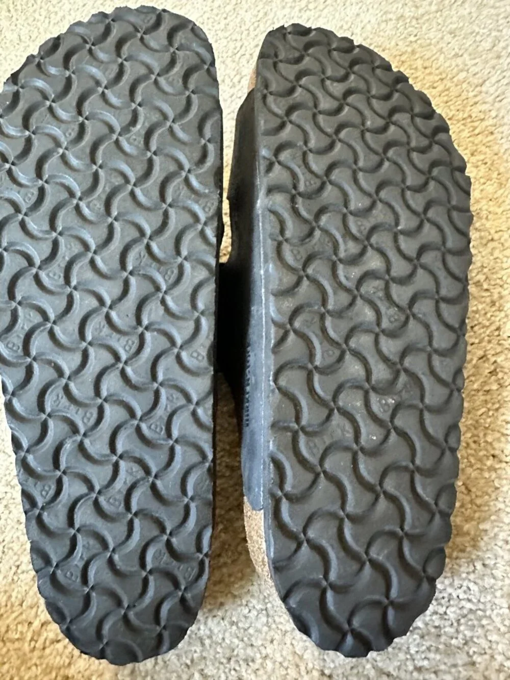 Birkenstock Arizona Black Leather size 45 regular NWOT/no box